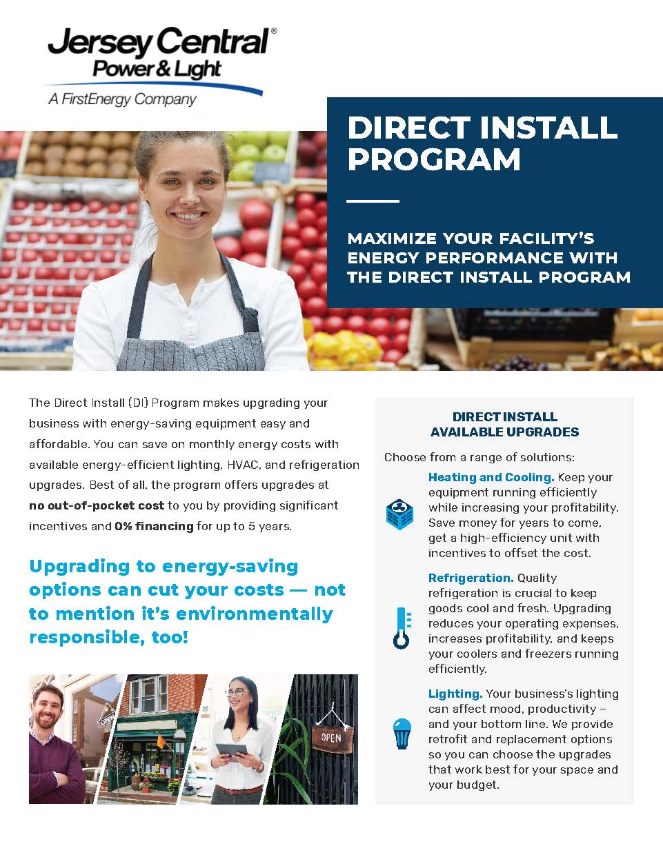 JCP&L Direct Install for small business